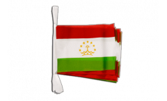 Fahnenkette Tadschikistan - 15 x 22 cm