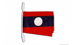 Fahnenkette Laos - 30 x 45 cm
