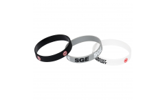 Eintracht Frankfurt Silikonarmbänder Black&White