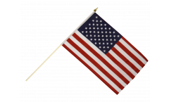 Stockflagge USA - 10er Set - 30 x 45 cm