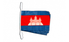 Fahnenkette Kambodscha - 30 x 45 cm