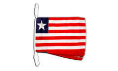 Fahnenkette Liberia - 30 x 45 cm