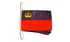 Fahnenkette Liechtenstein - 30 x 45 cm