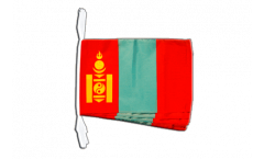 Fahnenkette Mongolei - 30 x 45 cm