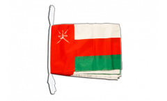 Fahnenkette Oman - 30 x 45 cm