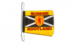 Fahnenkette Schottland Bonnie Scotland - 30 x 45 cm
