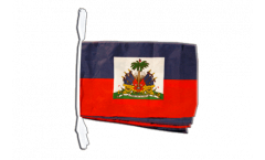 Fahnenkette Haiti - 30 x 45 cm