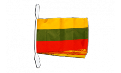 Fahnenkette Litauen - 30 x 45 cm