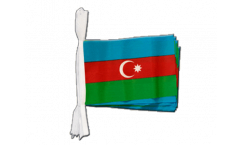 Fahnenkette Aserbaidschan - 15 x 22 cm