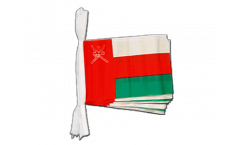 Fahnenkette Oman - 15 x 22 cm