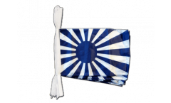 Fahnenkette Fanflagge blau weiß - 15 x 22 cm