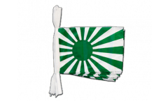 Fahnenkette Fanflagge grün weiß - 15 x 22 cm