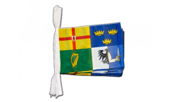 Fahnenkette Irland 4 Provinzen - 15 x 22 cm