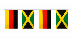 Freundschaftskette Deutschland - Jamaika - 15 x 22 cm
