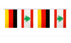 Freundschaftskette Deutschland - Libanon - 15 x 22 cm