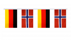 Freundschaftskette Deutschland - Norwegen - 15 x 22 cm