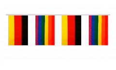 Freundschaftskette Deutschland - Regenbogen - 15 x 22 cm