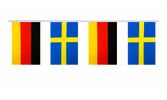 Freundschaftskette Deutschland - Schweden - 15 x 22 cm