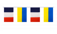 Freundschaftskette Frankreich - Ukraine - 15 x 22 cm