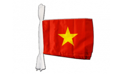 Fahnenkette Vietnam - 30 x 45 cm