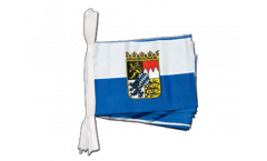 Fahnenkette Deutschland Bayern Dienstflagge - 15 x 22 cm