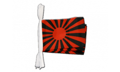 Fahnenkette Fanflagge rot schwarz - 15 x 22 cm