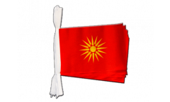 Fahnenkette Mazedonien alt 1992-1995 - 15 x 22 cm