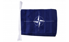 Fahnenkette NATO - 30 x 45 cm