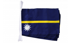 Fahnenkette Nauru - 30 x 45 cm