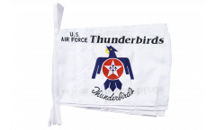 Fahnenkette USA Thunderbirds US Air Force - 30 x 45 cm