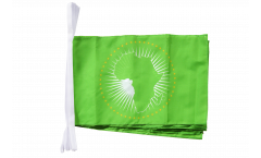 Fahnenkette Afrikanische Union AU - 30 x 45 cm