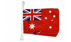 Fahnenkette Australien Red Ensign Handelsflagge - 30 x 45 cm