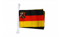 Fahnenkette Deutschland Rheinland-Pfalz - 15 x 22 cm