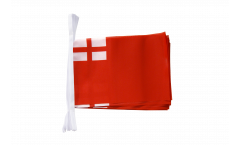 Fahnenkette Großbritannien Red Ensign 1620-1707 - 15 x 22 cm