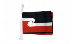 Fahnenkette Neuseeland Maori - 15 x 22 cm
