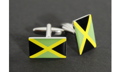 Manschettenknöpfe Flagge Jamaika - 18 x 12 mm