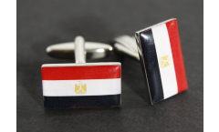 Manschettenknöpfe Flagge Ägypten - 18 x 12 mm