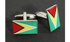 Manschettenknöpfe Flagge Guyana - 18 x 12 mm