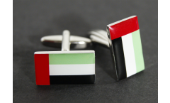 Manschettenknöpfe Flagge Vereinigte Arabische Emirate - 18 x 12 mm