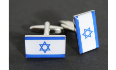 Manschettenknöpfe Flagge Israel - 18 x 12 mm