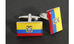 Manschettenknöpfe Flagge Ecuador - 18 x 12 mm