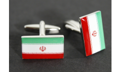 Manschettenknöpfe Flagge Iran - 18 x 12 mm