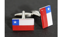 Manschettenknöpfe Flagge Chile - 18 x 12 mm