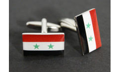Manschettenknöpfe Flagge Syrien - 18 x 12 mm