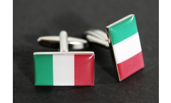 Manschettenknöpfe Flagge Italien - 18 x 12 mm