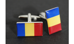 Manschettenknöpfe Flagge Rumänien - 18 x 12 mm