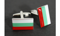 Manschettenknöpfe Flagge Bulgarien - 18 x 12 mm