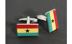 Manschettenknöpfe Flagge Ghana - 18 x 12 mm
