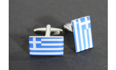 Manschettenknöpfe Flagge Griechenland - 18 x 12 mm