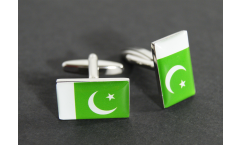 Manschettenknöpfe Flagge Pakistan - 18 x 12 mm